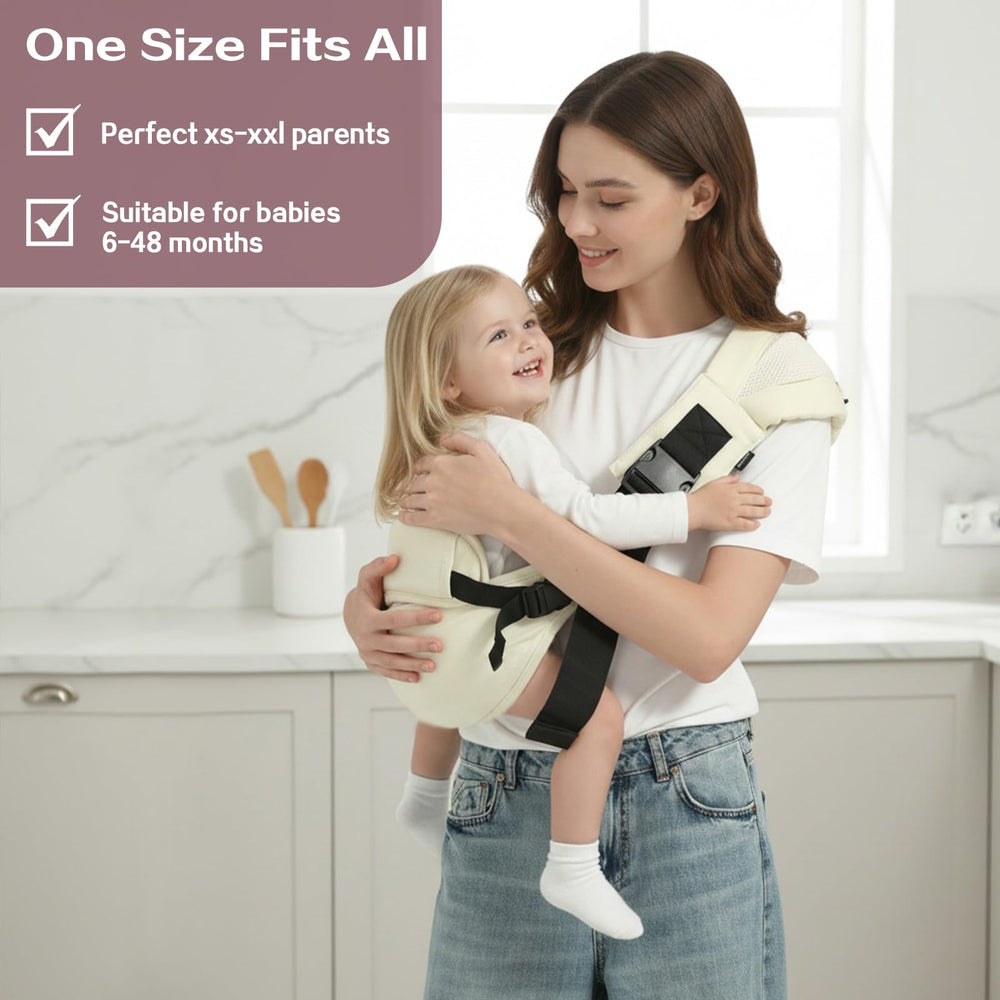 MISSWISDOM Toddler Sling offers adjustable length for growing babies and caregivers.