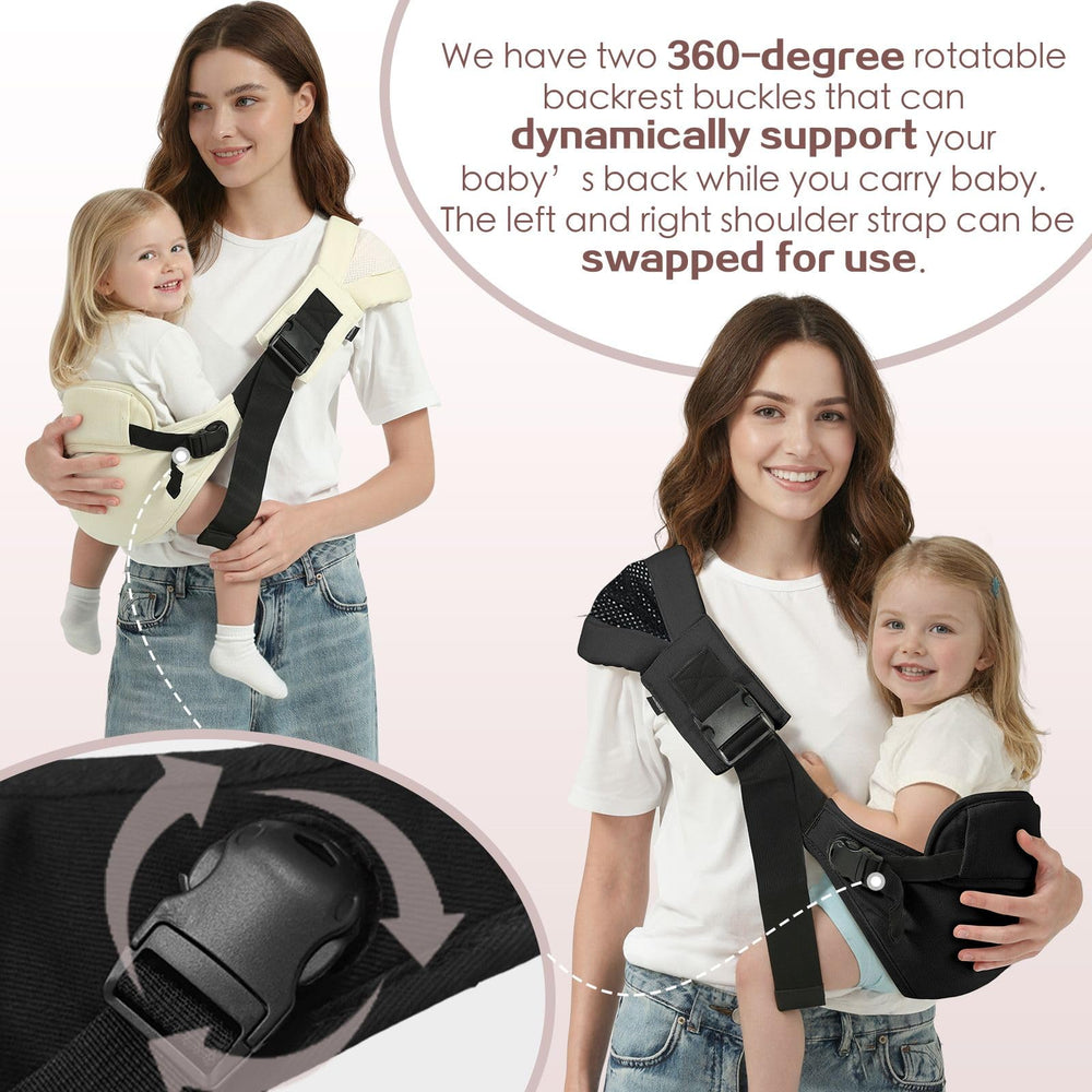 MISSWISDOM Toddler Sling is lightweight and travel-friendly for outings.
