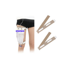 Mistuki catheter bag strap with secure closure for stable wear during daily activities.