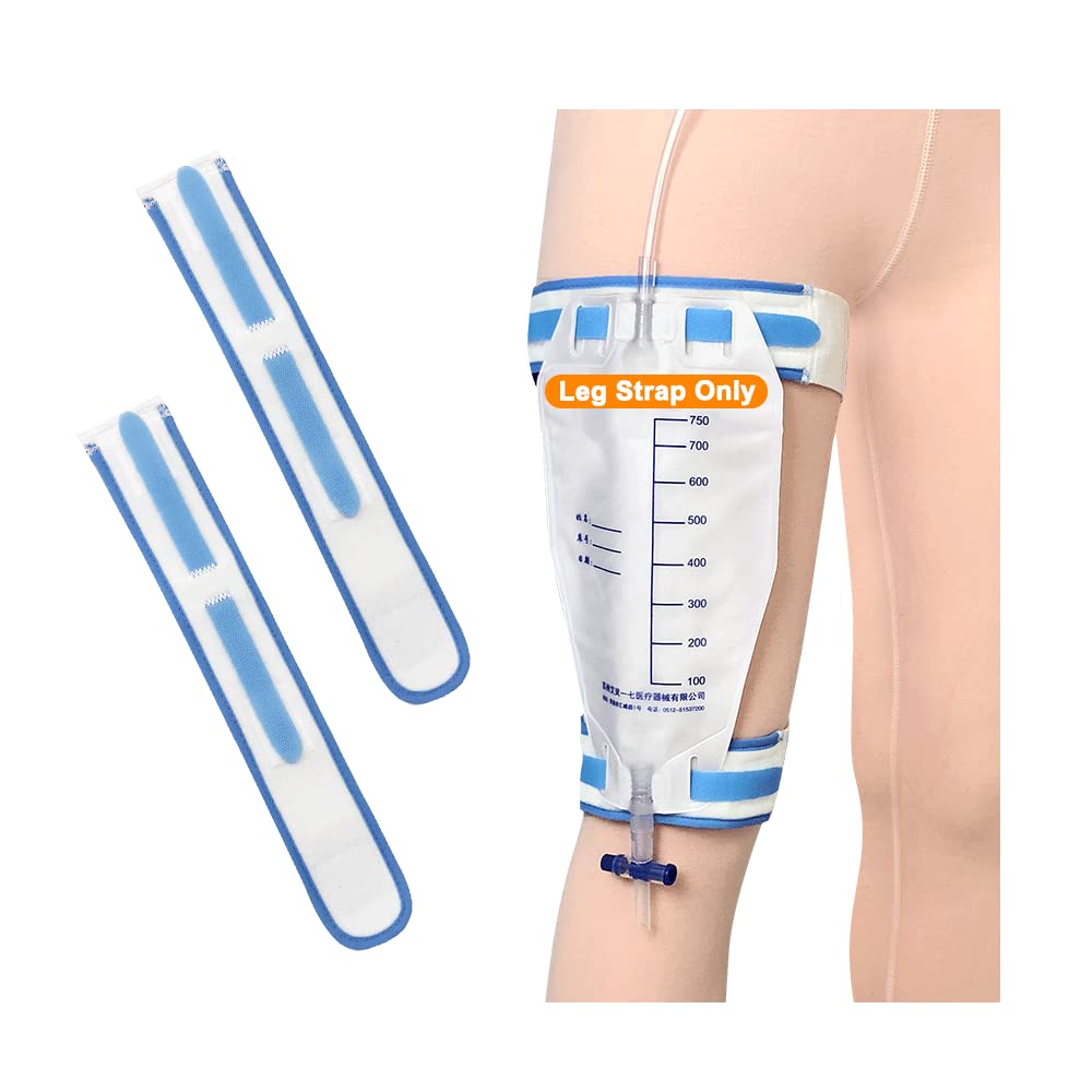 Mistuki catheter leg bag holder showing a secure strap; stabilizes the bag.