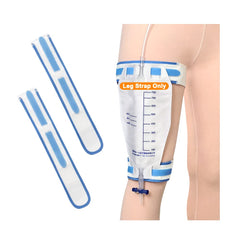 Mistuki catheter leg bag holder showing a secure strap; stabilizes the bag.