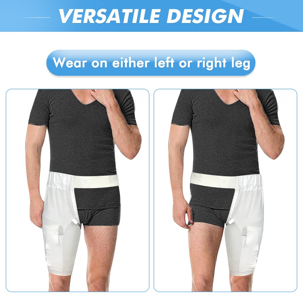 Mistuki catheter holder made of soft cotton fabric for skin comfort.