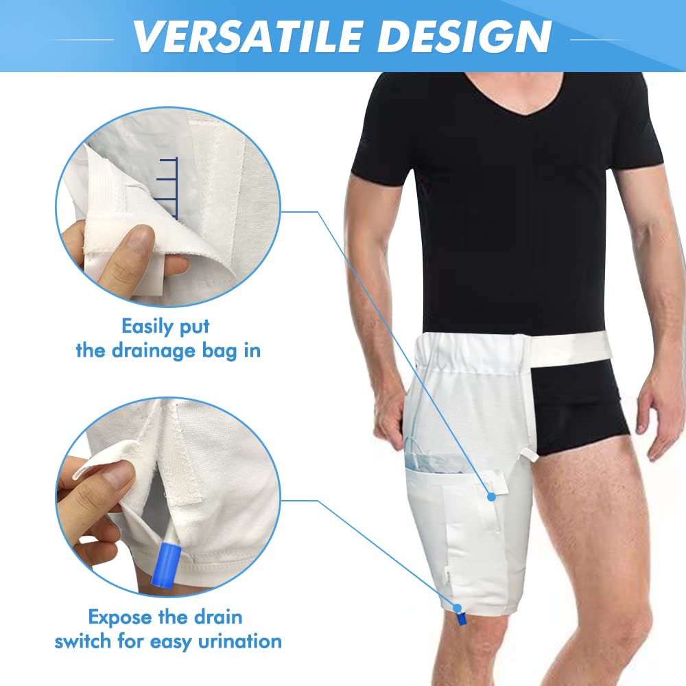 Mistuki cotton material leg bag holder is washable and reusable.