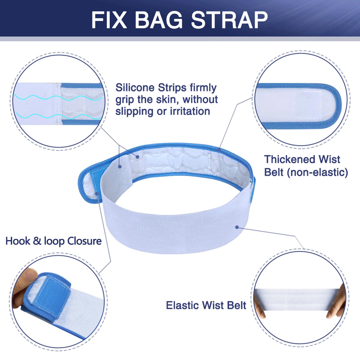 Mistuki hook-and-loop closure facilitates quick securement around the leg.