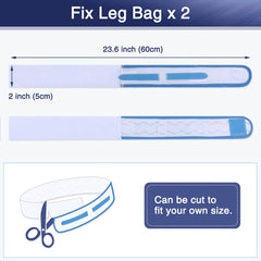 Mistuki leg bag holder interior anti-slip surface keeps bag steady.