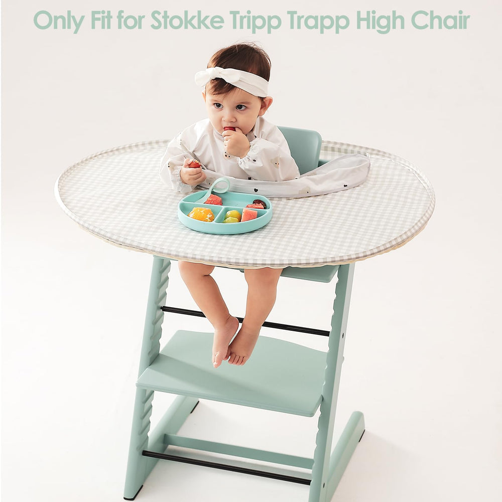 MITCHENIFY silicone suction keeps the tray steady during meals