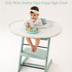 MITCHENIFY silicone suction keeps the tray steady during meals