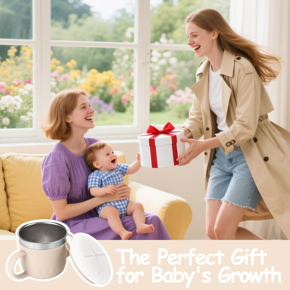 Mity rain gift-ready 2-pack toddler snack cups.