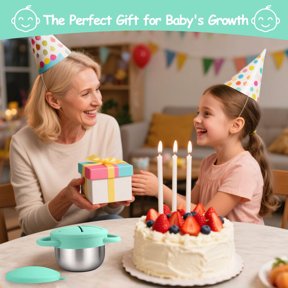 Mity Rain on-the-go snack cups ideal for daycare, playdates, and travel.