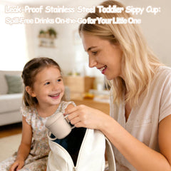 Mity rain open-training lid supports independent drinking at home