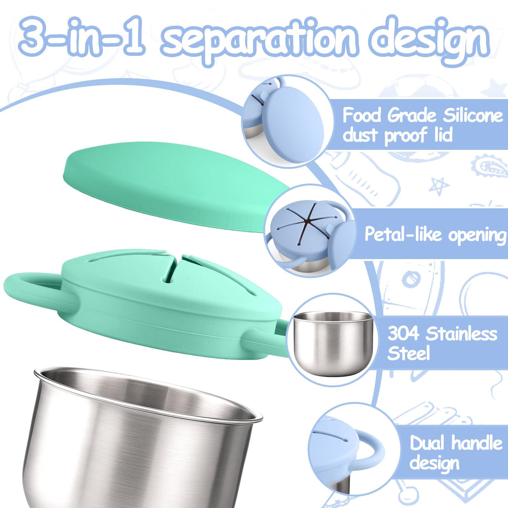 Mity rain petal-opening silicone lid for easy toddler access