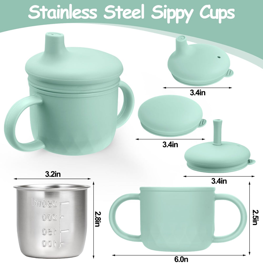 Mity Rain silicone straw protects delicate gums during sipping.