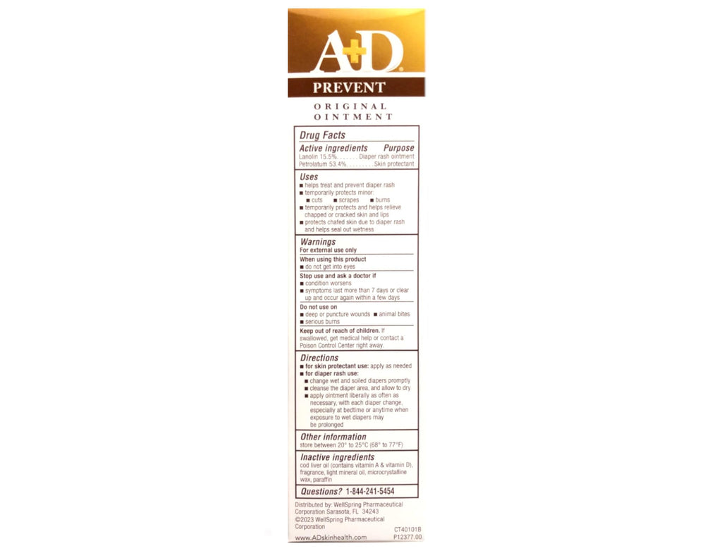 Miubaao A+D Original Ointment eases dry skin on irritated areas
