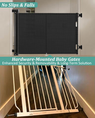 Miumoon baby gate uses soft mesh to protect little explorers