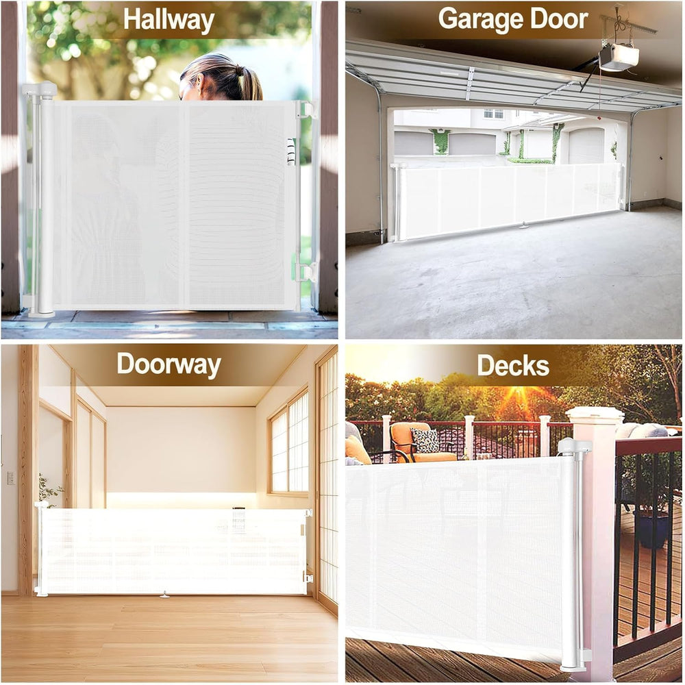 Miumoon indoor-outdoor gate use supports versatile placement in any room.