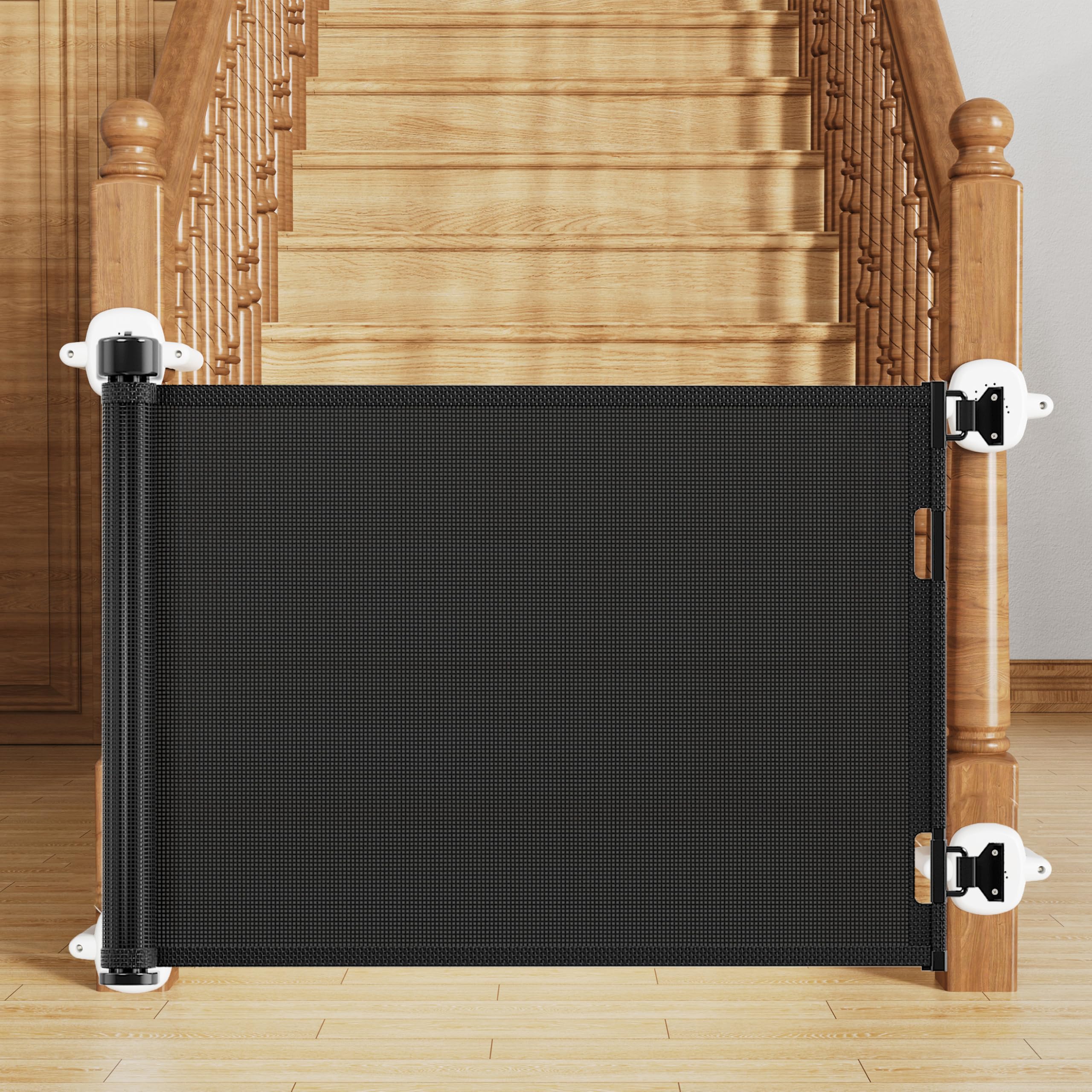 Non-slip EVA mat provides secure grip on the gate contact area.