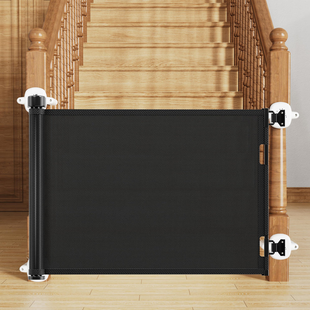 Non-slip EVA mat provides secure grip on the gate contact area.