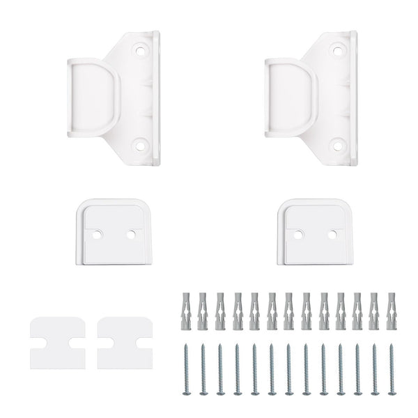 Miumoon retractable baby gate replacement parts for large sizes 120-150-200, easy DIY repair and secure extensions.