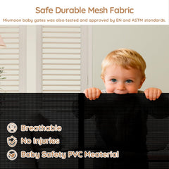 Miumoon soft mesh safety gate suitable for babies and pets