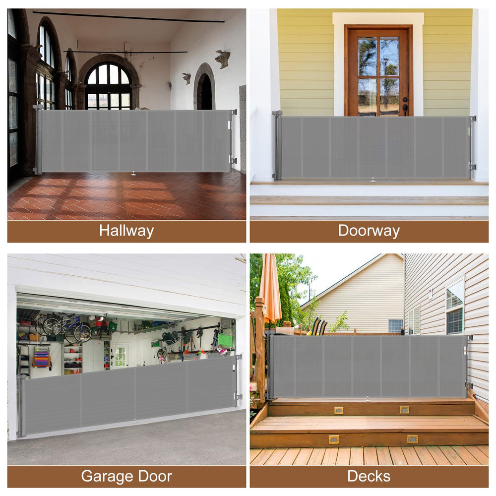 Miumoon 10-foot wide gate ideal for large openings and pets