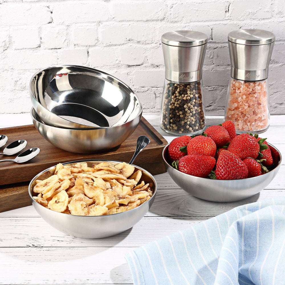 Miusco thickened-design bowls provide sturdy balance for little hands.