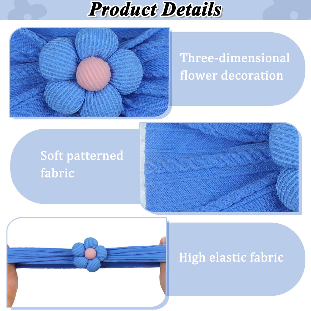 MIUXUESO red headbands closeup highlights vibrant color and soft material