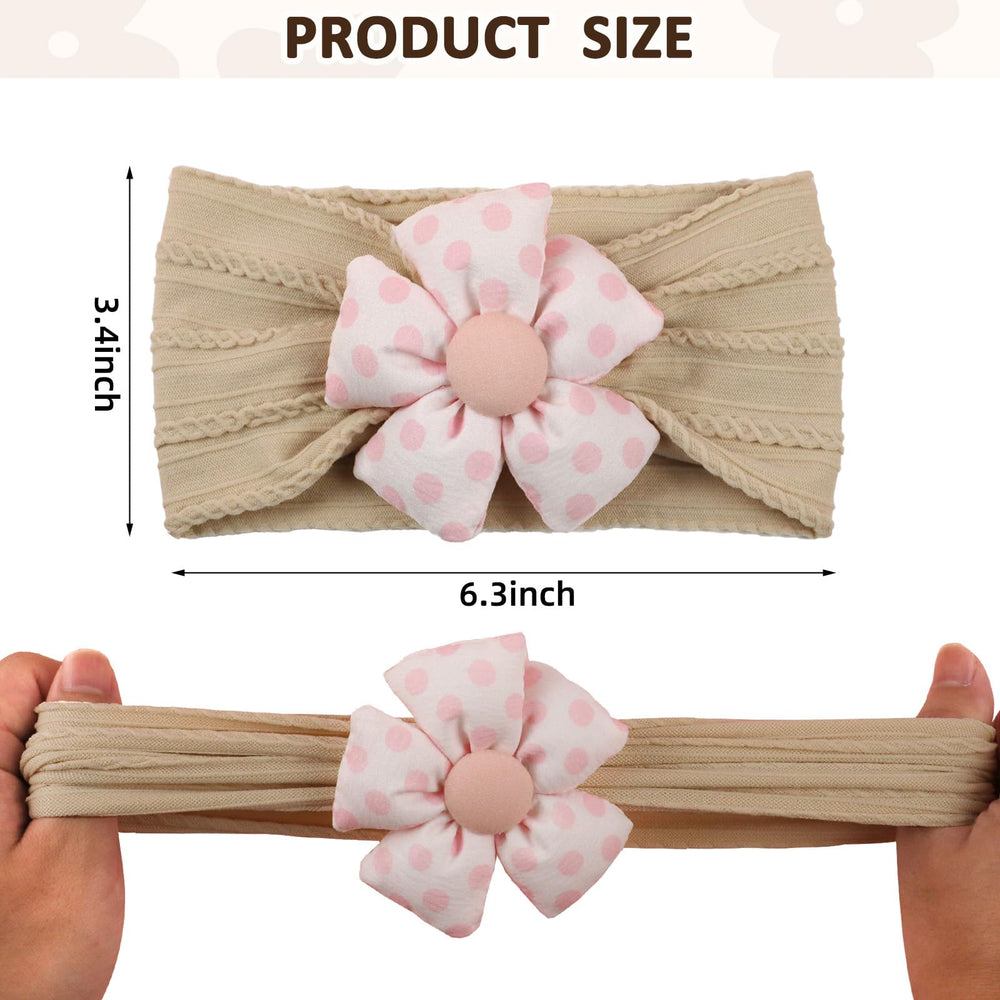 MIUXUESO soft material baby headbands ideal for photo props
