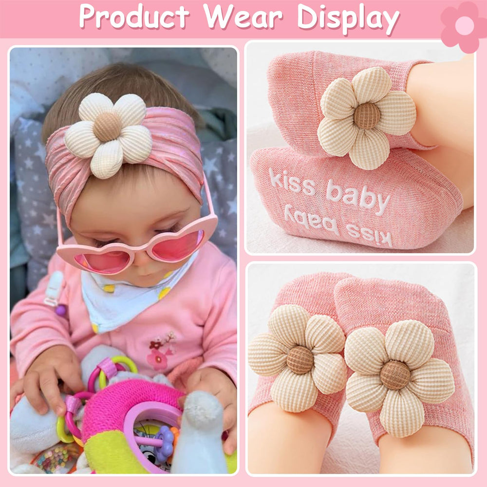 MIUXUESO 3D floral headbands brighten outfits while remaining comfy