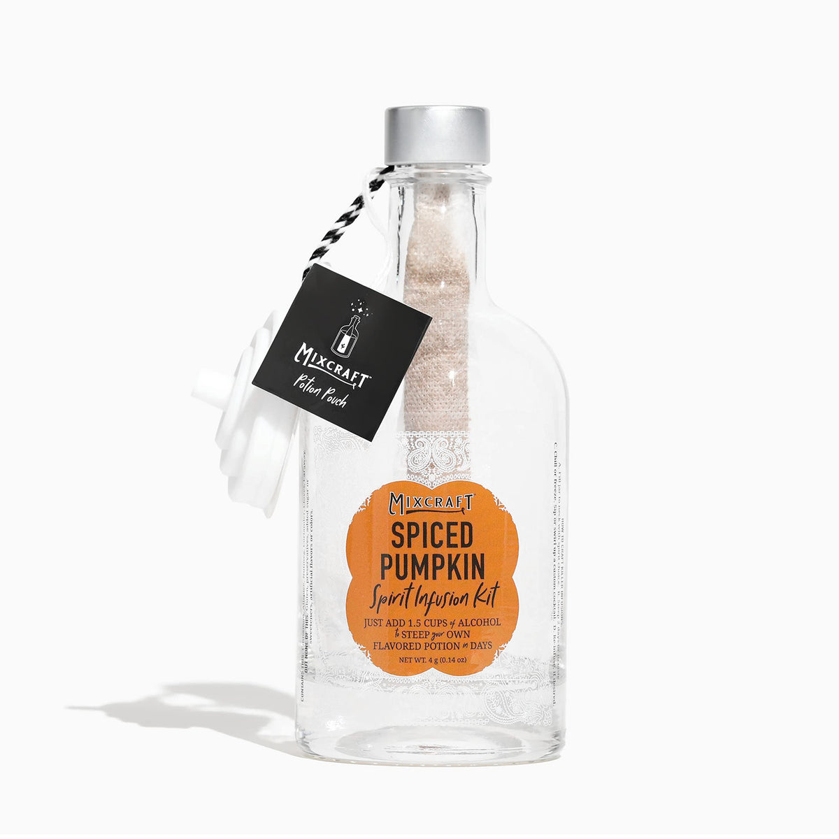 MixCraft Spirit Infusion Kit glass bottle ready for at home infusions