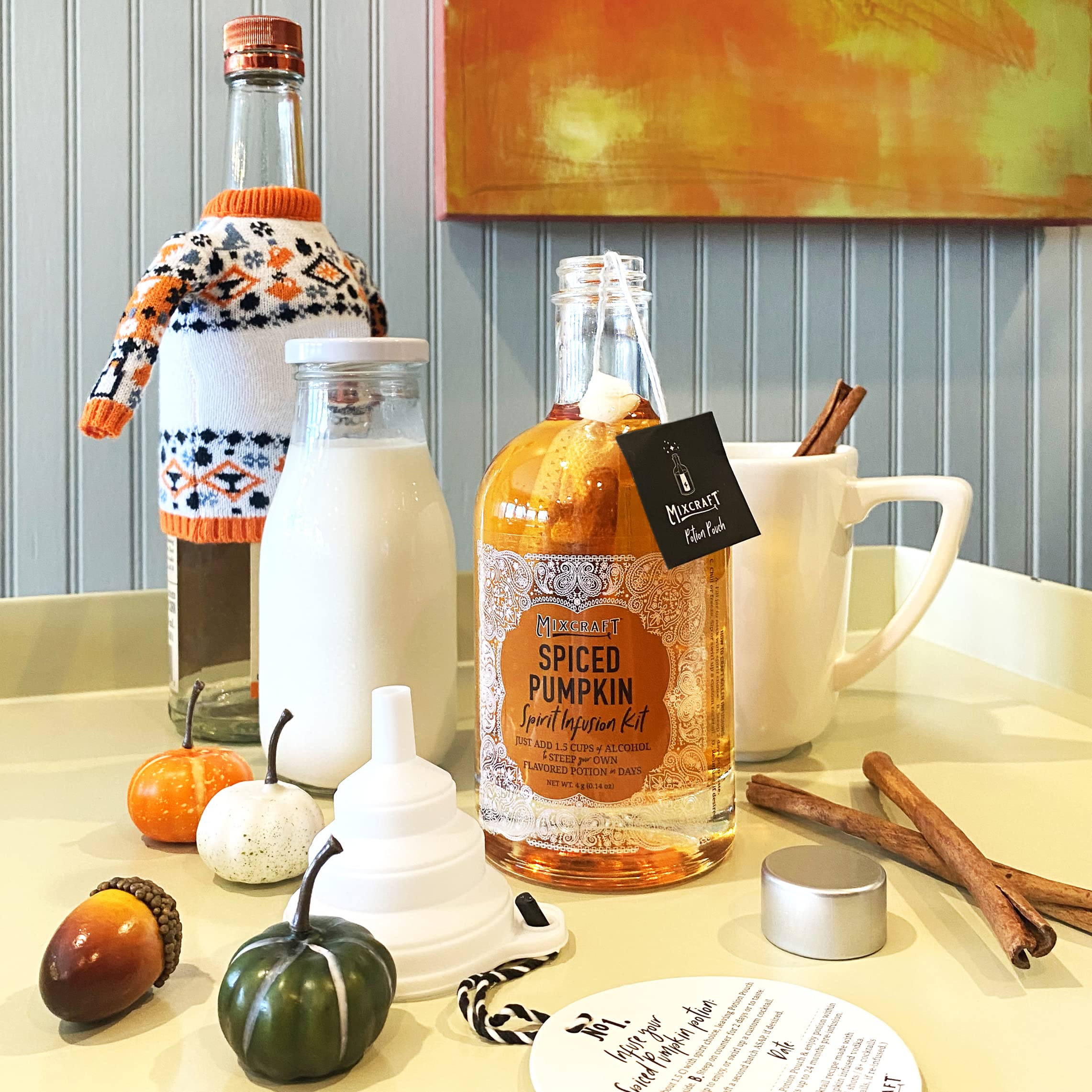 Spiced pumpkin flavor enriches cocktails and mocktails