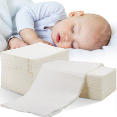 Mixweer baby disposable changing pad in white, 13x18 inches for quick diaper changes.