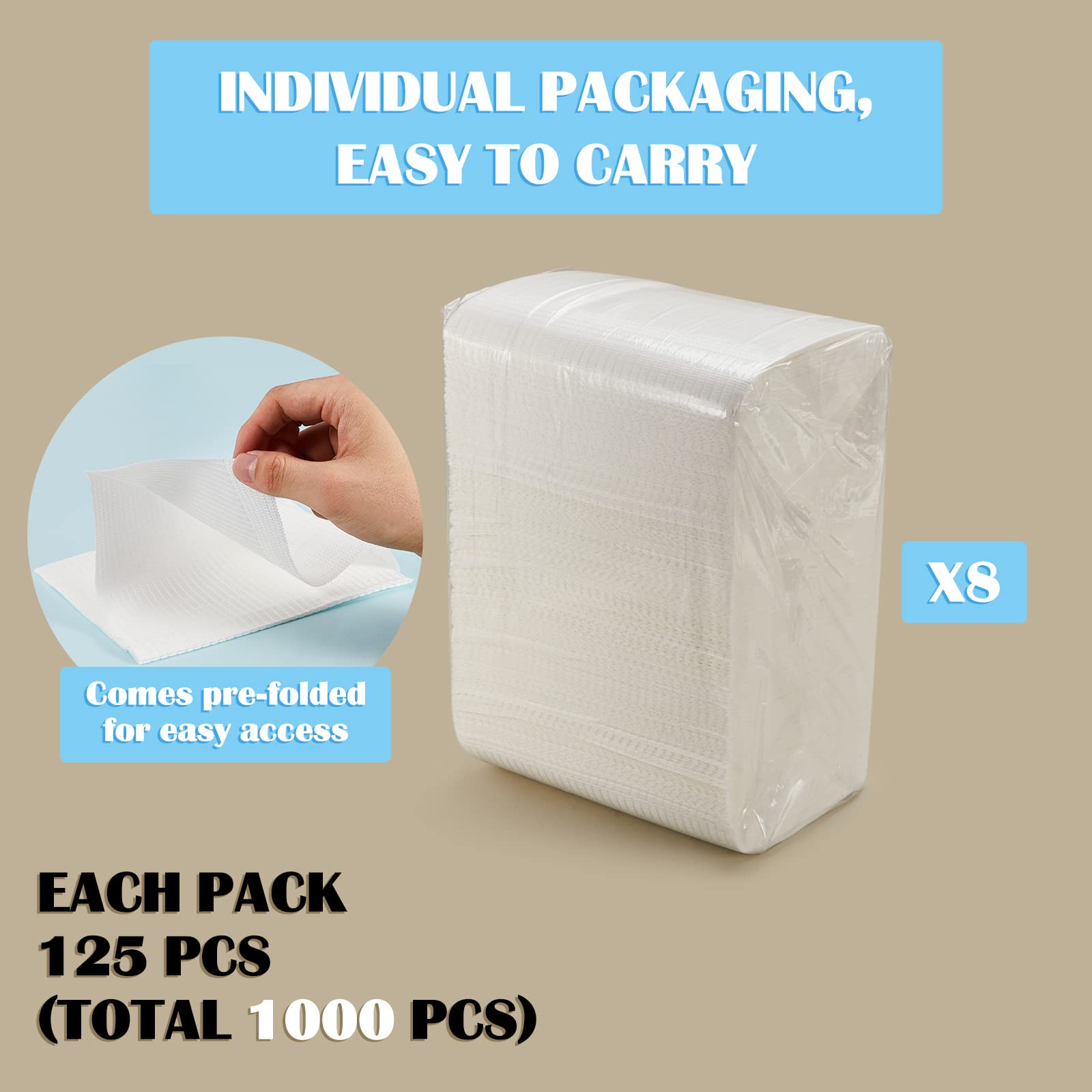 Mixweer disposable pads for chairs, beds, and strollers.