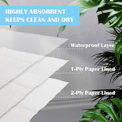 Mixweer quilted top surface draws moisture away from baby's skin.