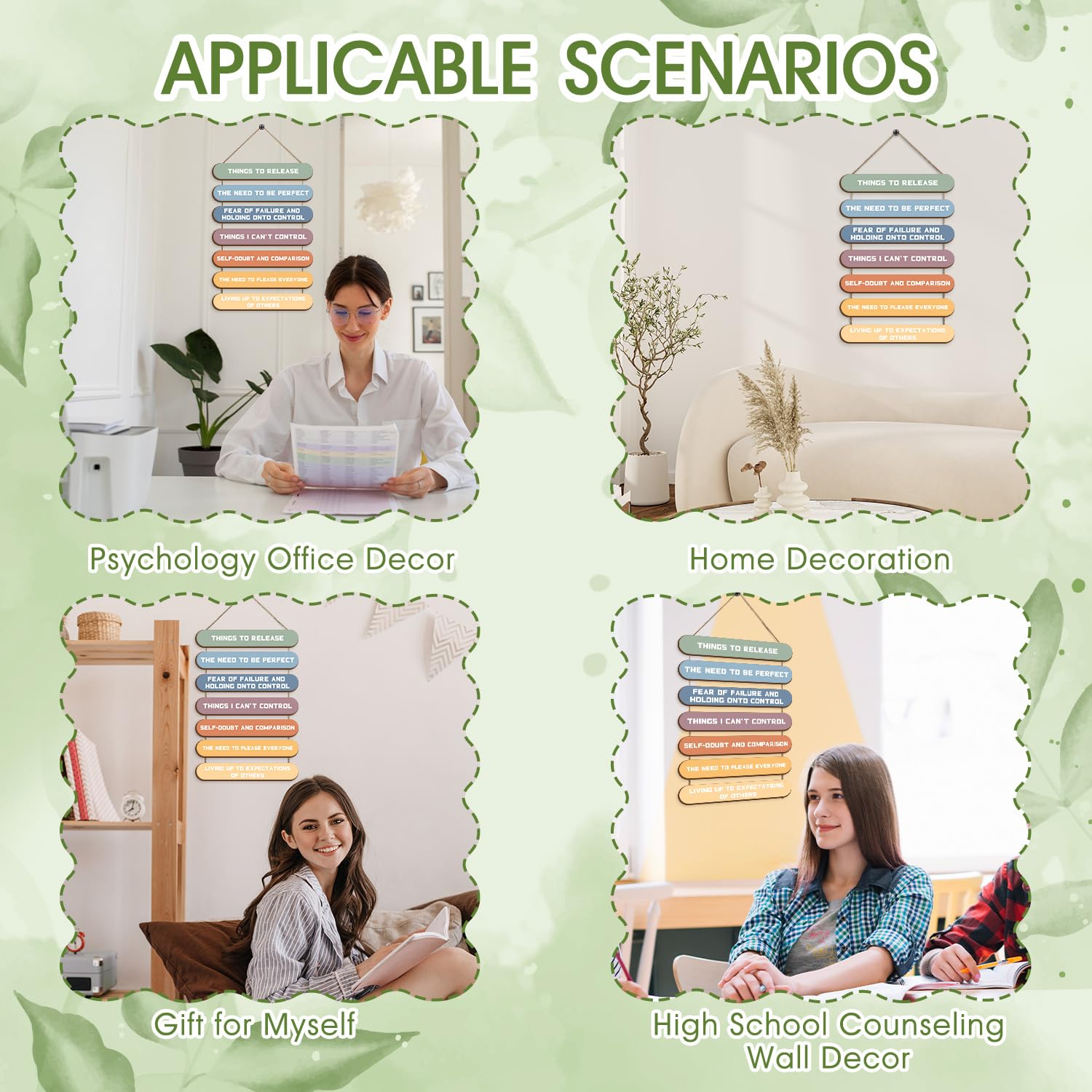 MJSXY nursery decor with motivating quotes to nurture a gentle start