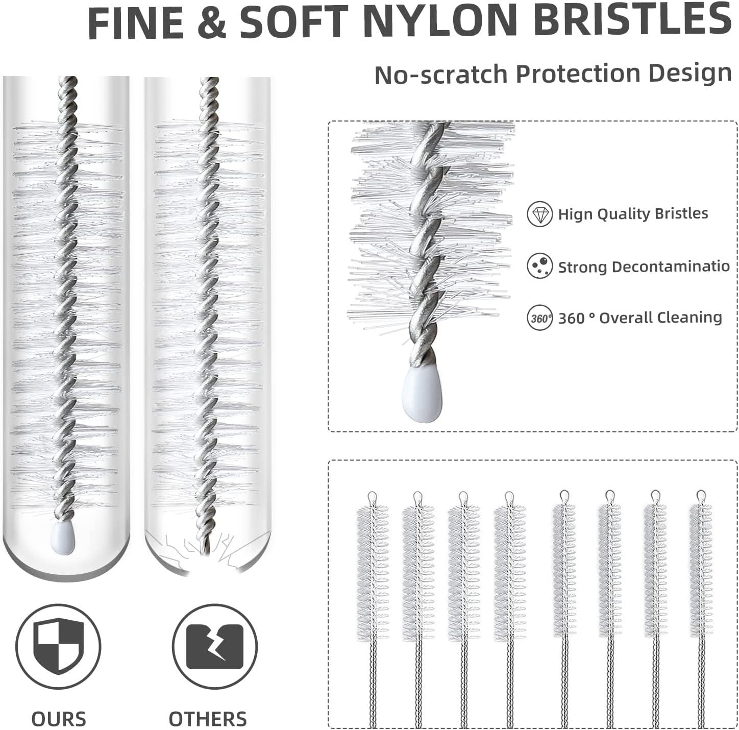 M.K ZIZZYPOP safe coating protects glass and silicone straws from scratches.