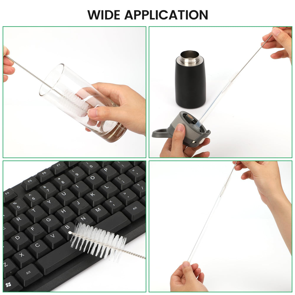 M.K ZIZZYPOP versatile brush cleans narrow tubes and spouts.