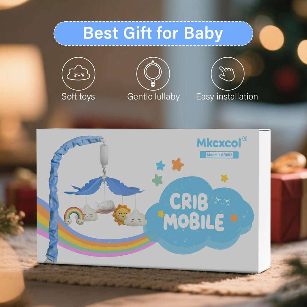 Mkcxcol crib mobile safe materials for worry-free nursery decor.