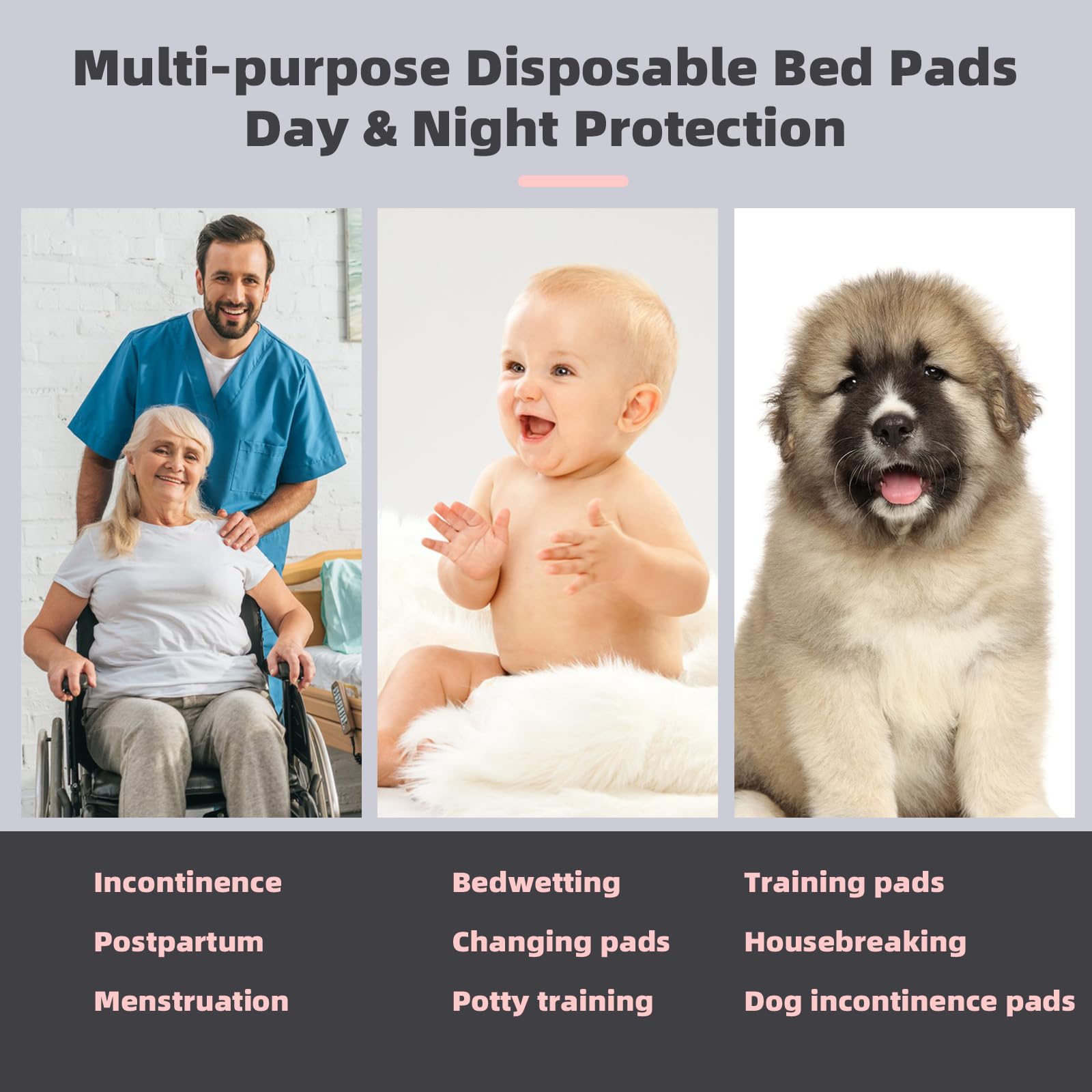 MKISS underpad suitable for babies and seniors at home