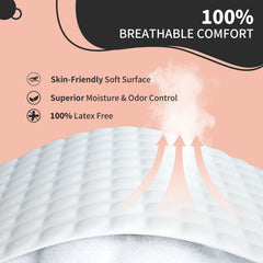 MKISS bed pad with leakproof backsheet preventing mattress leaks