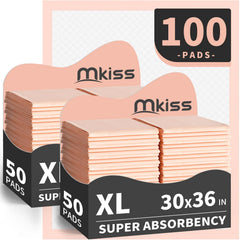 MKISS bed pad showing a super absorbent core for quick moisture containment