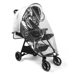 Mkobon Clear Stroller Rain Cover with transparent window for visibility and weather protection