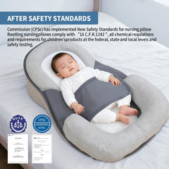 MKXPWMKS wedge pillow provides stable base for safe positioning.