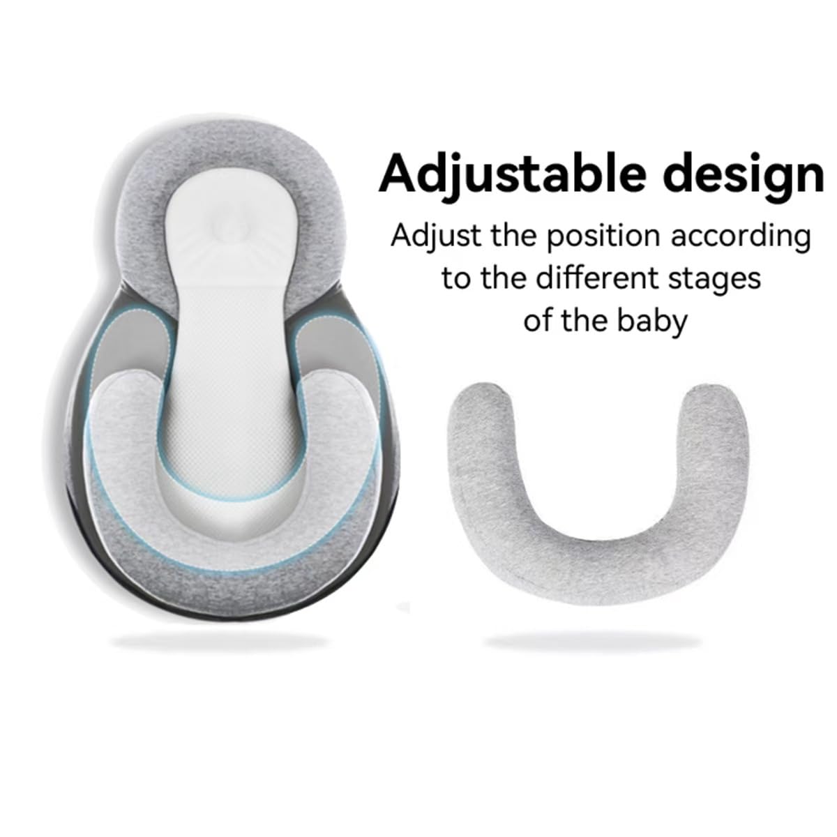 MKXPWMKS Baby Wedge Pillow supports tummy time with elevated comfort.