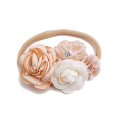 mligril peach dream headband offers soft touch for newborn moments