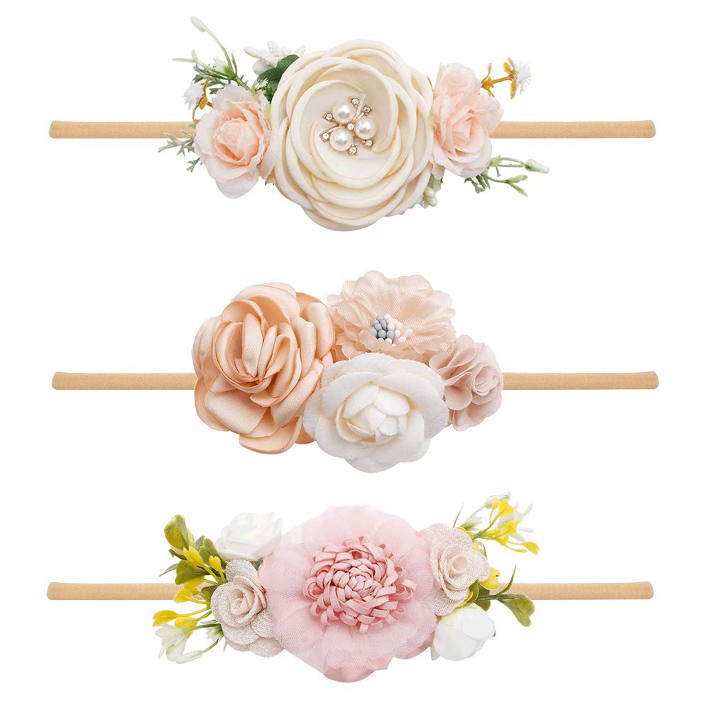 mligril floral headband with rose petals enhances outfits and stays comfy