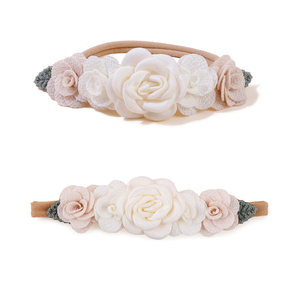 mligril baby headband flower style 07: ideal for birthdays, photos, weddings, or parties