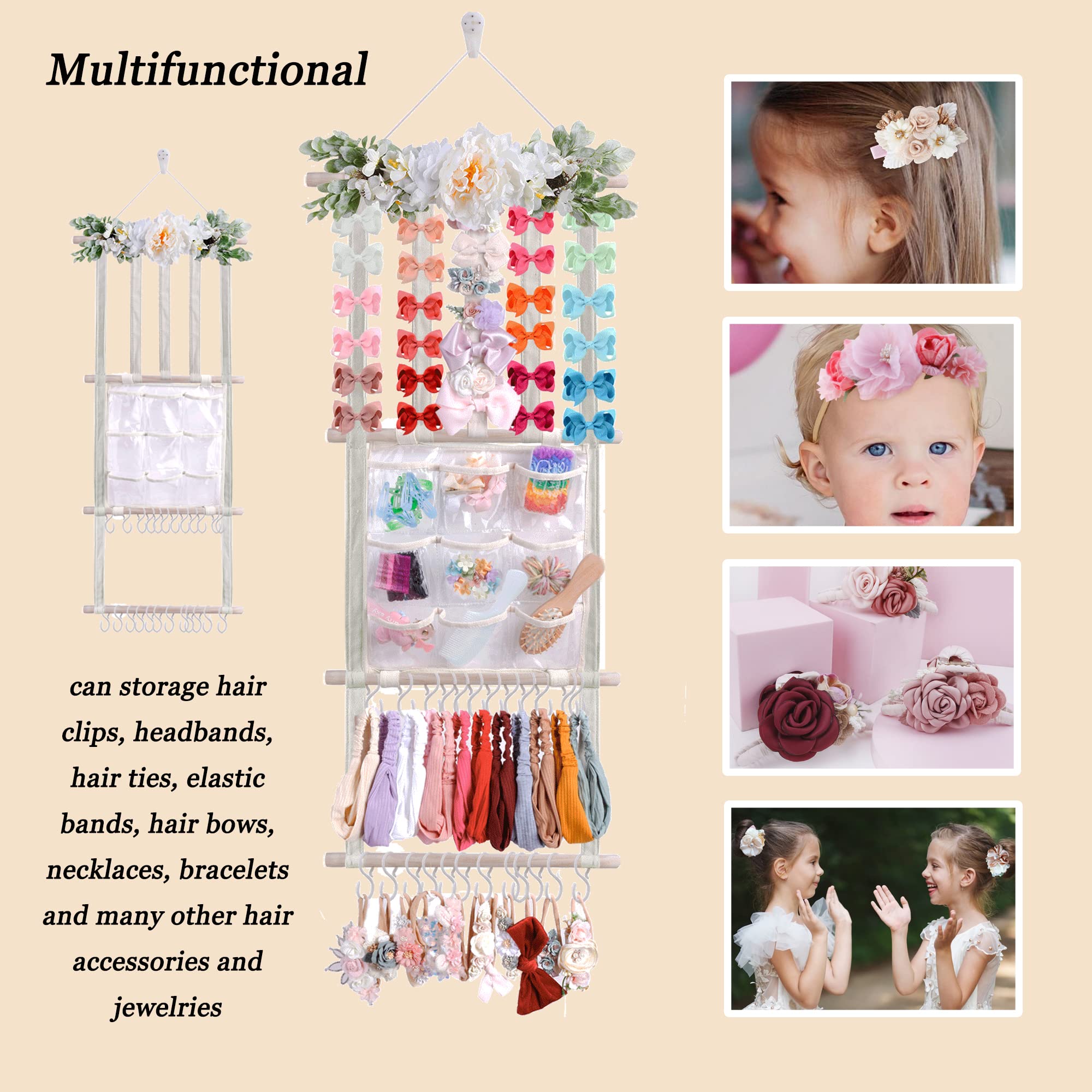 mligril baby headbands storage setup keeps bows ready for quick outfit changes