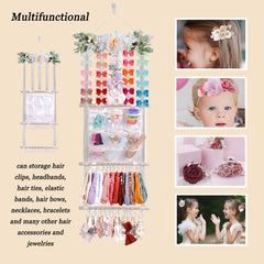 mligril baby headbands storage setup keeps bows ready for quick outfit changes