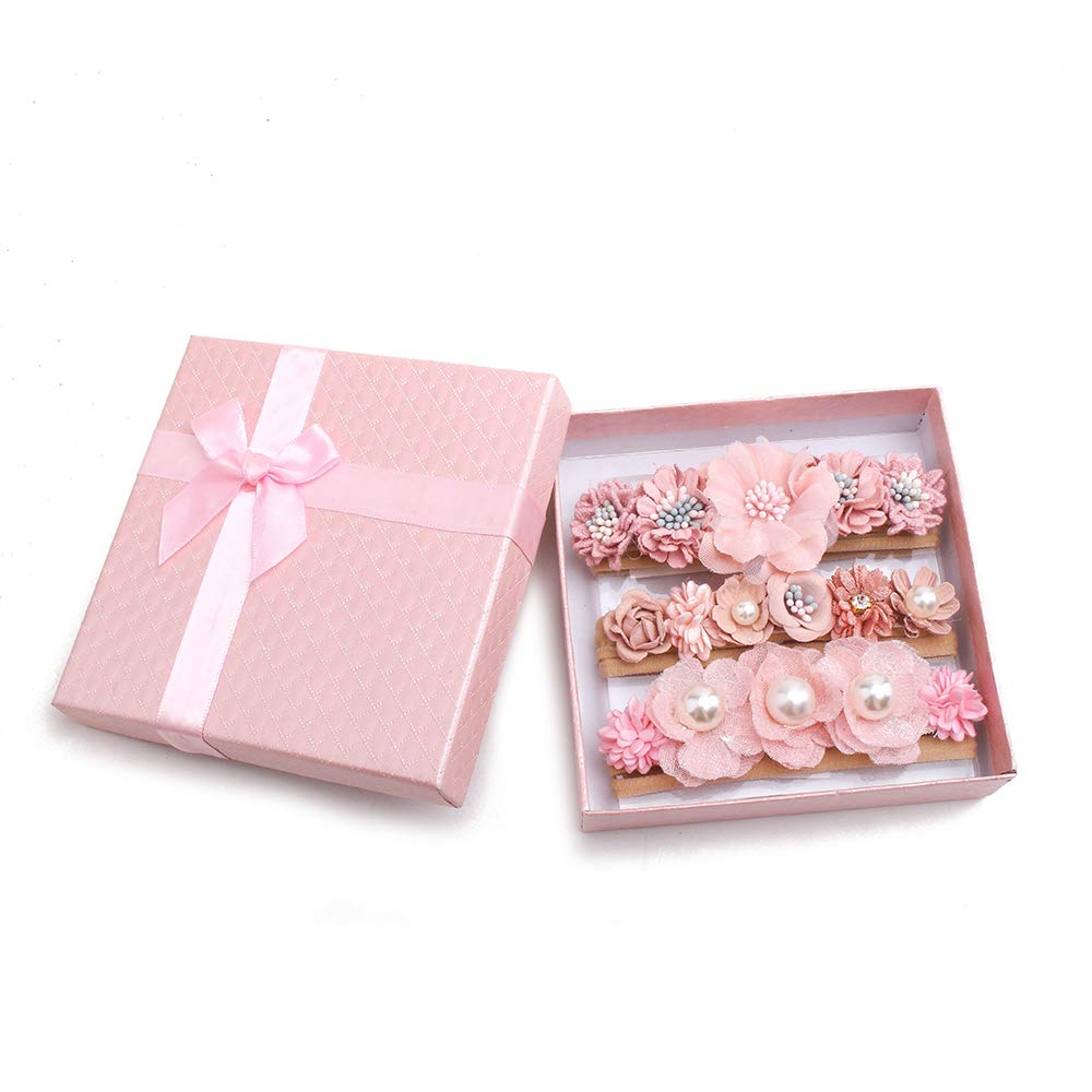 mligril baby headbands add charm to shower or photos