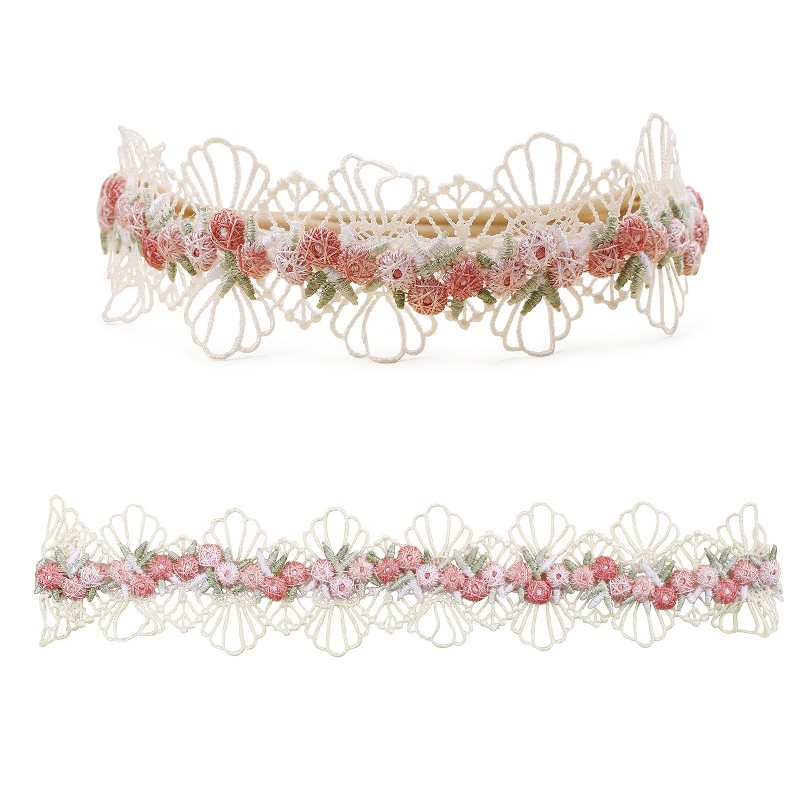 mligril elastic headbands in soft nylon fit growing babies.